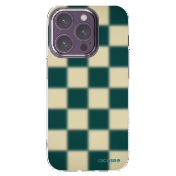 Picasee silikónový prehľadný obal pre Apple iPhone 14 Pro - Shadow Chess
