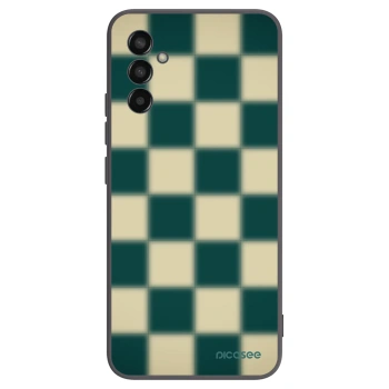 Picasee silikónový čierny obal pre Samsung Galaxy M13 M135F - Shadow Chess