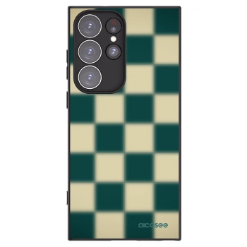 Picasee silikónový čierny obal pre Samsung Galaxy S23 Ultra 5G - Shadow Chess