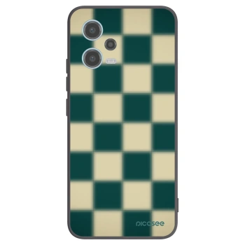 Picasee silikónový čierny obal pre Xiaomi Redmi Note 12 5G - Shadow Chess