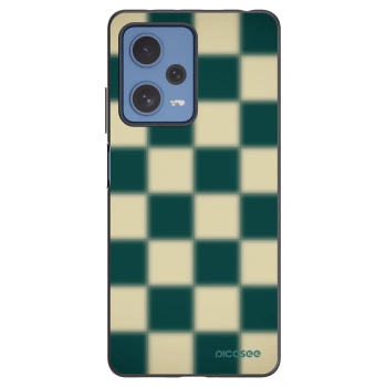 Picasee silikónový čierny obal pre Xiaomi Redmi Note 12 Pro 5G - Shadow Chess