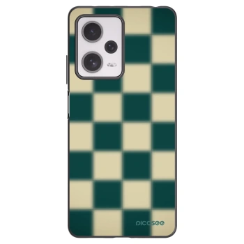 Picasee silikónový čierny obal pre Xiaomi Redmi Note 12 Pro+ 5G - Shadow Chess