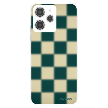 Picasee silikónový prehľadný obal pre Xiaomi Redmi 12 4G - Shadow Chess