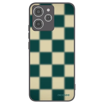 Picasee silikónový čierny obal pre Xiaomi Redmi 12 4G - Shadow Chess