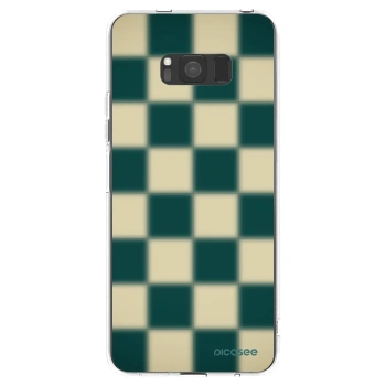 Picasee silikónový prehľadný obal pre Samsung Galaxy S8 G950F - Shadow Chess