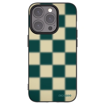 Picasee silikónový čierny obal pre Apple iPhone 15 Pro - Shadow Chess