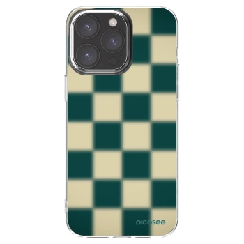 Picasee silikónový prehľadný obal pre Apple iPhone 15 Pro Max - Shadow Chess