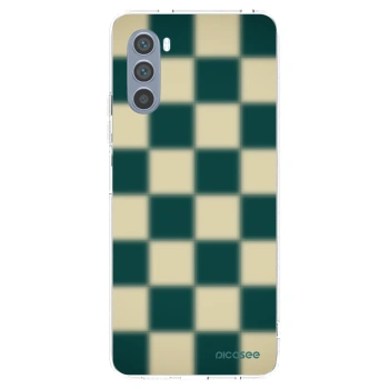 Picasee silikónový prehľadný obal pre Motorola Moto G62 - Shadow Chess