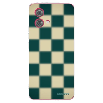 Picasee silikónový prehľadný obal pre Motorola Moto G84 5G - Shadow Chess