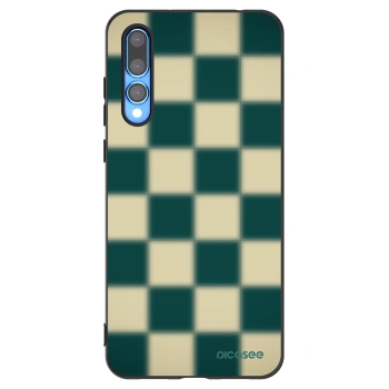 Picasee silikónový čierny obal pre Huawei P20 Pro - Shadow Chess