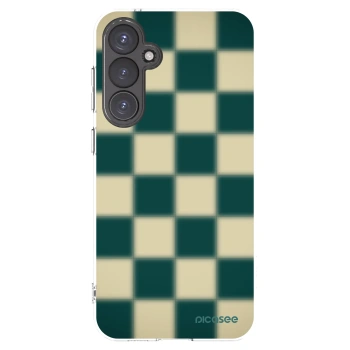 Picasee silikónový prehľadný obal pre Samsung Galaxy S23 FE S711B - Shadow Chess