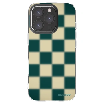 Picasee silikónový prehľadný obal pre Apple iPhone 16 Pro - Shadow Chess