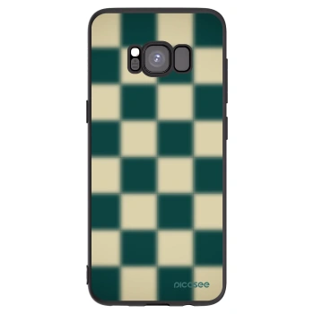 Picasee silikónový čierny obal pre Samsung Galaxy S8 G950F - Shadow Chess