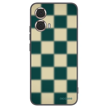 Picasee silikónový čierny obal pre Motorola Moto G85 - Shadow Chess