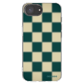 Picasee silikónový prehľadný obal pre Apple iPhone 16e - Shadow Chess