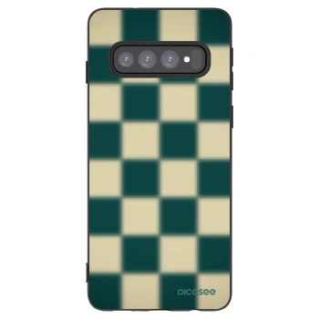 Picasee silikónový čierny obal pre Samsung Galaxy S10 G973 - Shadow Chess