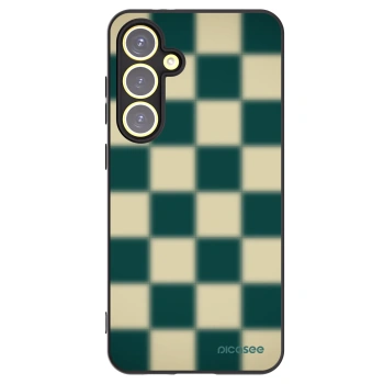 Picasee silikónový čierny obal pre Samsung Galaxy S24 FE S721B - Shadow Chess