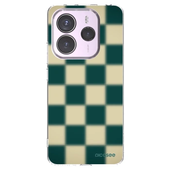 Picasee silikónový prehľadný obal pre Xiaomi Redmi Note 14 5G - Shadow Chess