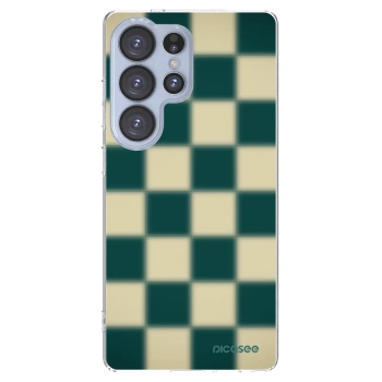 Picasee silikónový prehľadný obal pre Samsung Galaxy S25 Ultra 5G - Shadow Chess