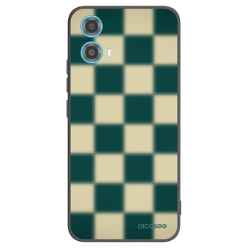 Picasee silikónový čierny obal pre Motorola Moto G34 5G - Shadow Chess