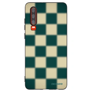 Picasee silikónový čierny obal pre Huawei P30 - Shadow Chess
