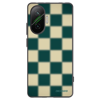 Picasee silikónový čierny obal pre Xiaomi Poco F7 5G - Shadow Chess