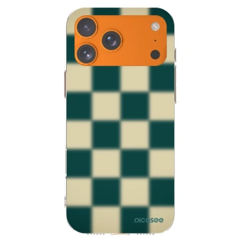 Picasee silikónový prehľadný obal pre Apple iPhone 17 Pro Max - Shadow Chess