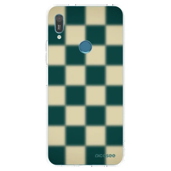 Picasee silikónový prehľadný obal pre Huawei Y6 2019 - Shadow Chess
