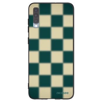 Picasee silikónový čierny obal pre Samsung Galaxy A70 A705F - Shadow Chess