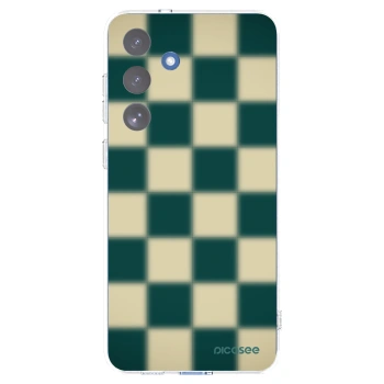 Picasee silikónový prehľadný obal pre Samsung Galaxy S25 FE 5G - Shadow Chess