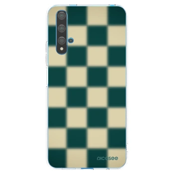 Picasee silikónový prehľadný obal pre Huawei Nova 5T - Shadow Chess