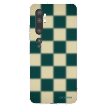 Picasee silikónový prehľadný obal pre Xiaomi Mi Note 10 (Pro) - Shadow Chess