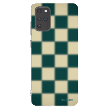 Picasee silikónový prehľadný obal pre Samsung Galaxy S20+ G985F - Shadow Chess