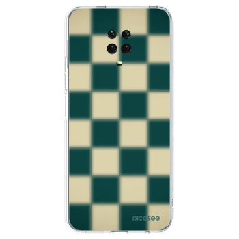 Picasee silikónový prehľadný obal pre Xiaomi Redmi Note 9 Pro - Shadow Chess