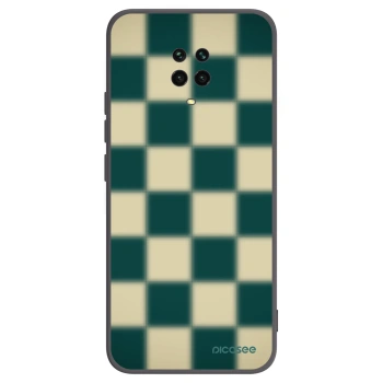 Picasee silikónový čierny obal pre Xiaomi Redmi Note 9S - Shadow Chess
