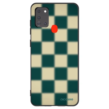 Picasee silikónový čierny obal pre Samsung Galaxy A21s - Shadow Chess