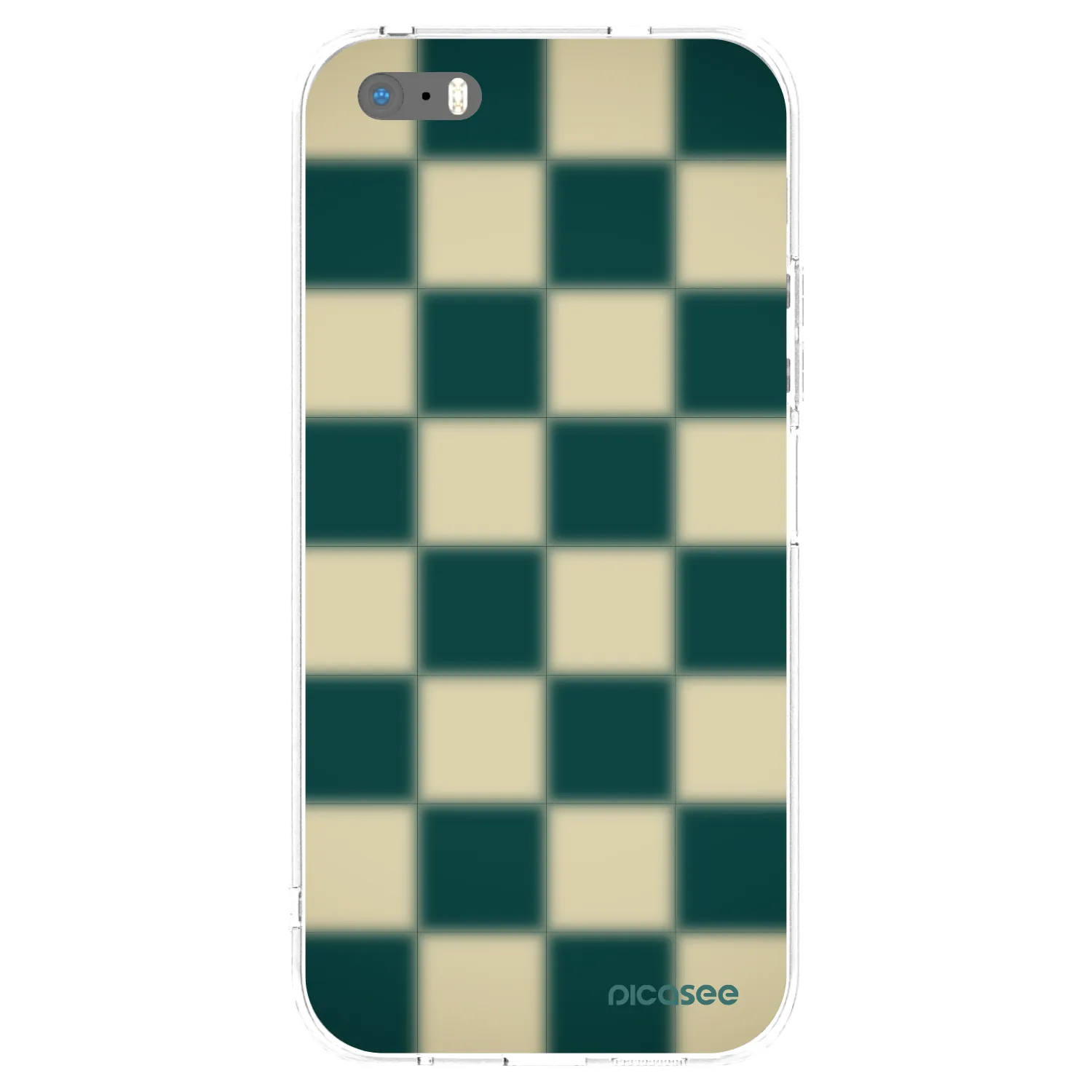 Picasee silikónový prehľadný obal pre Apple iPhone 5/5S/SE - Shadow Chess