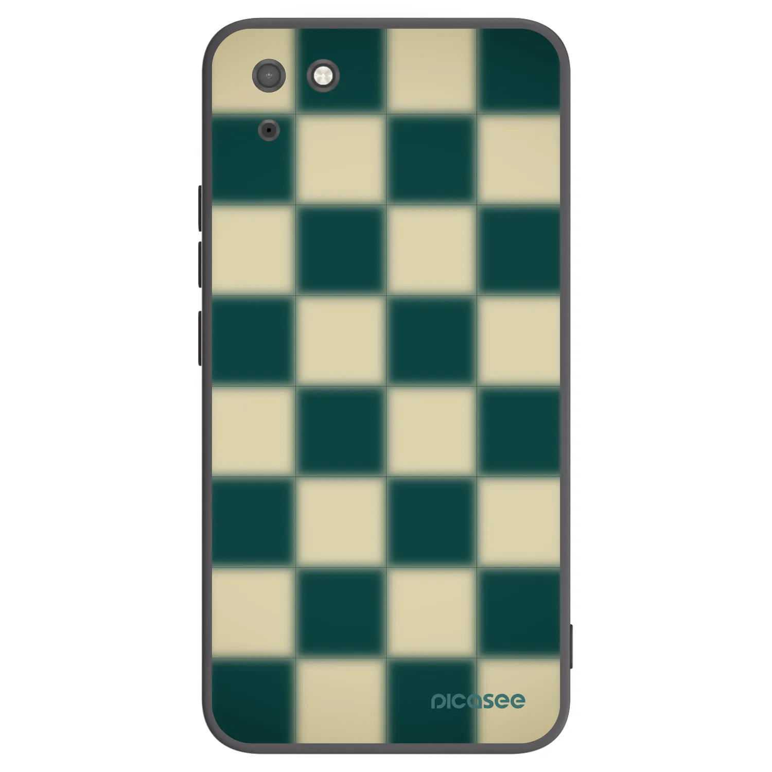 Picasee silikónový čierny obal pre Huawei Y5P - Shadow Chess