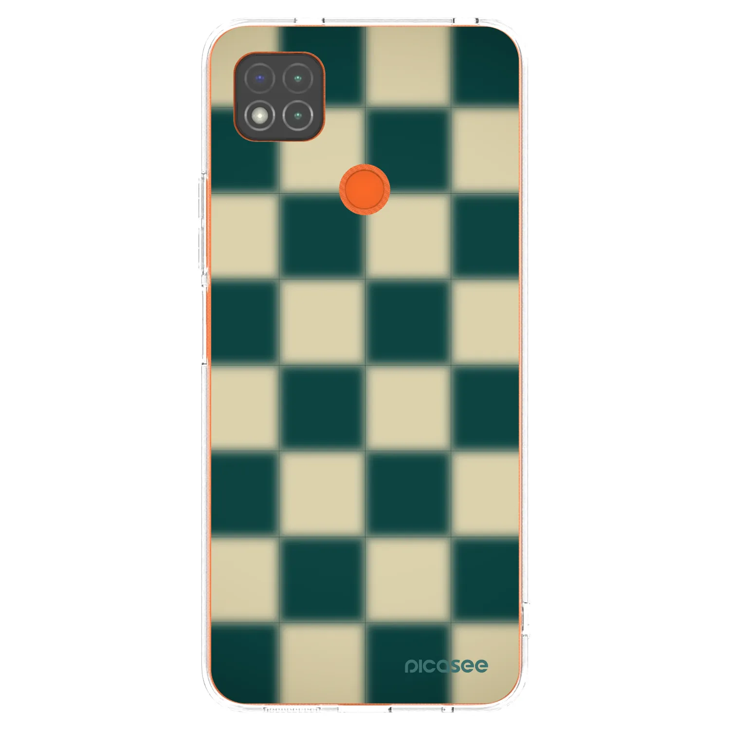 Picasee silikónový prehľadný obal pre Xiaomi Redmi 9C - Shadow Chess