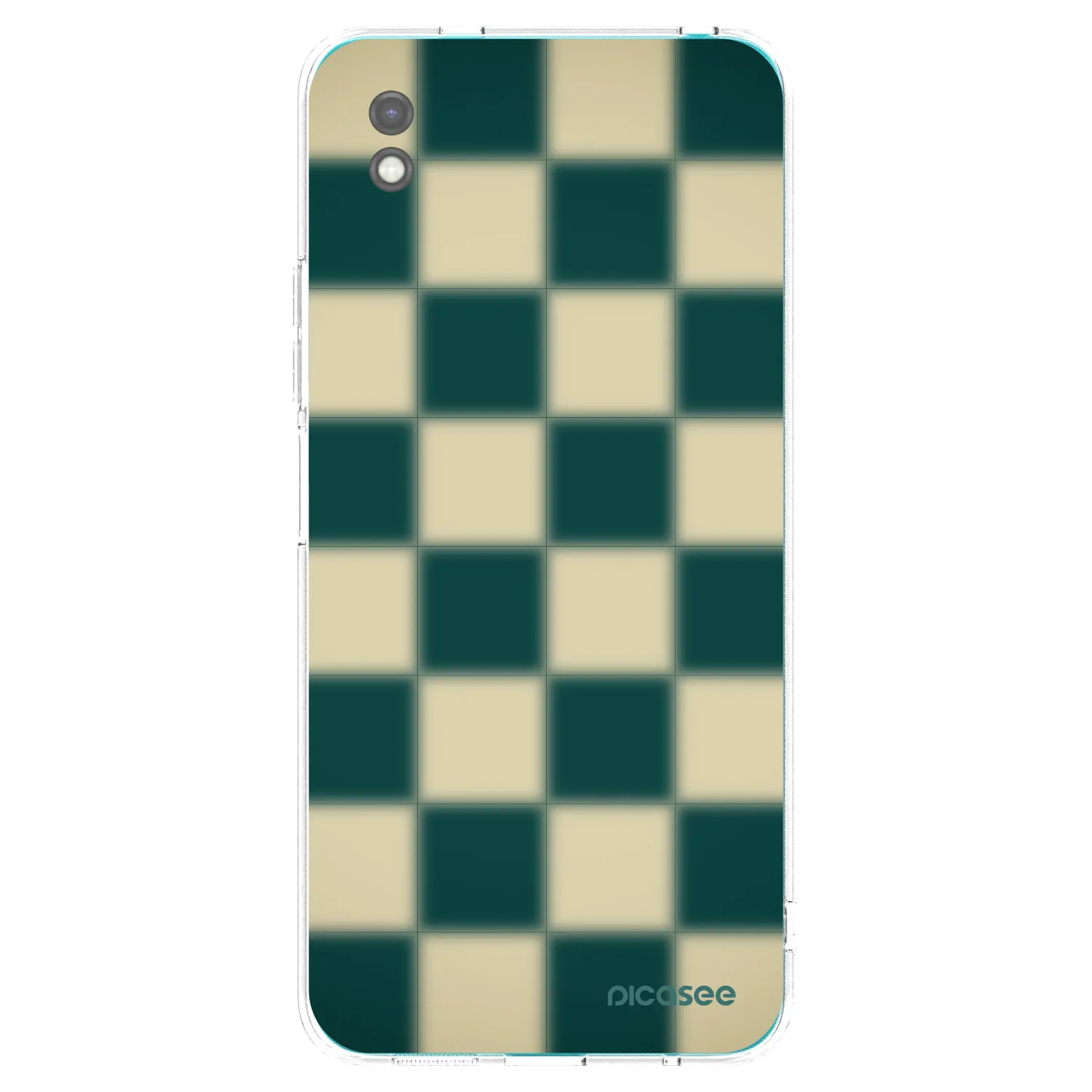 Picasee silikónový čierny obal pre Xiaomi Redmi 9A - Shadow Chess