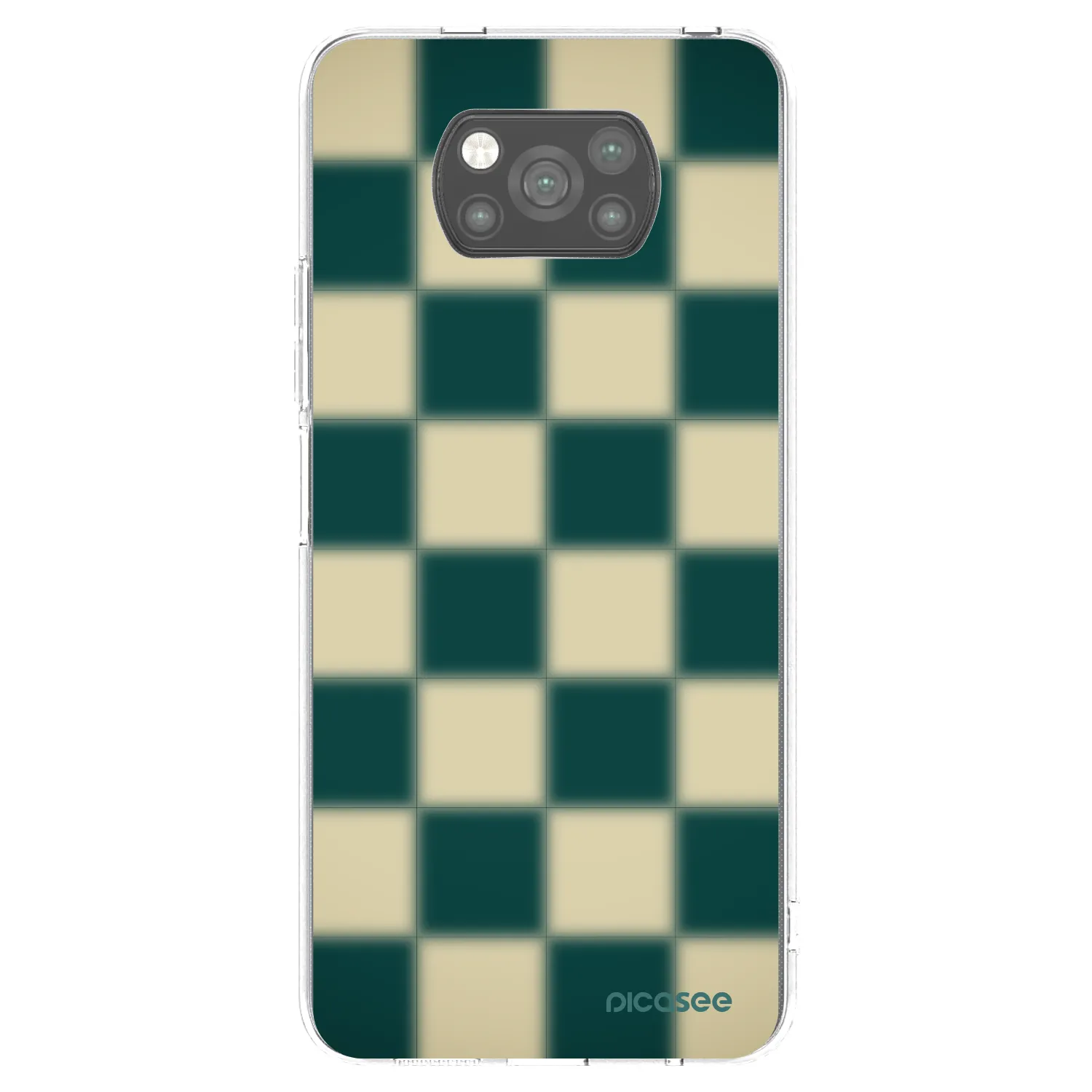 Picasee silikónový čierny obal pre Xiaomi Poco X3 - Shadow Chess