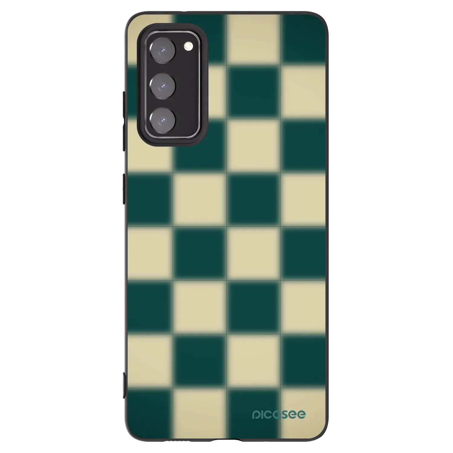 Picasee silikónový čierny obal pre Samsung Galaxy S20 FE - Shadow Chess