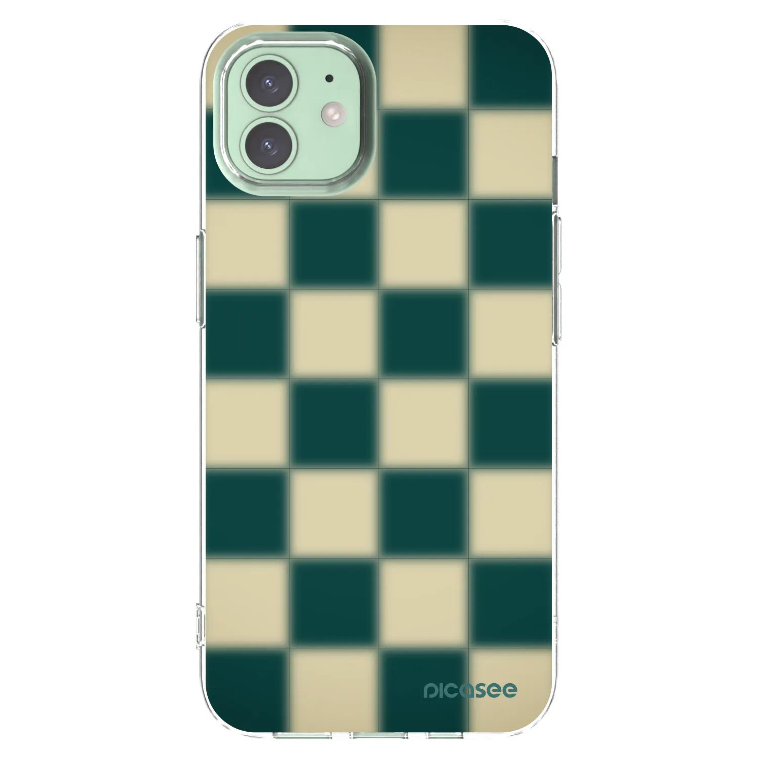 Picasee silikónový prehľadný obal pre Apple iPhone 12 - Shadow Chess