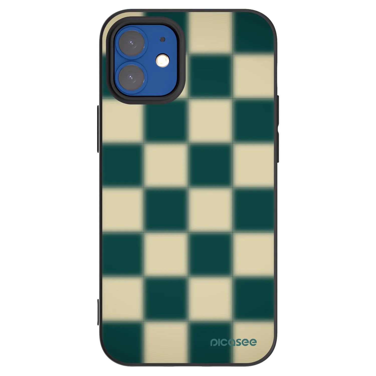 Picasee silikónový čierny obal pre Apple iPhone 12 mini - Shadow Chess