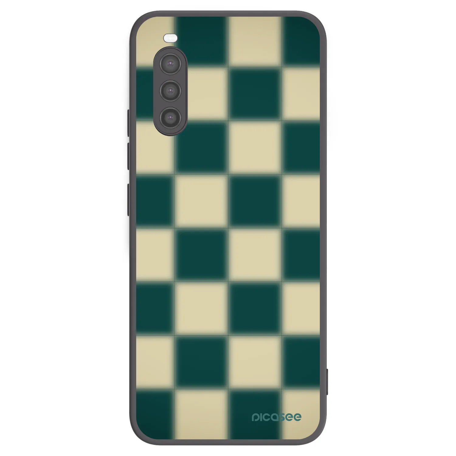 Picasee silikónový čierny obal pre Sony Xperia 10 II - Shadow Chess