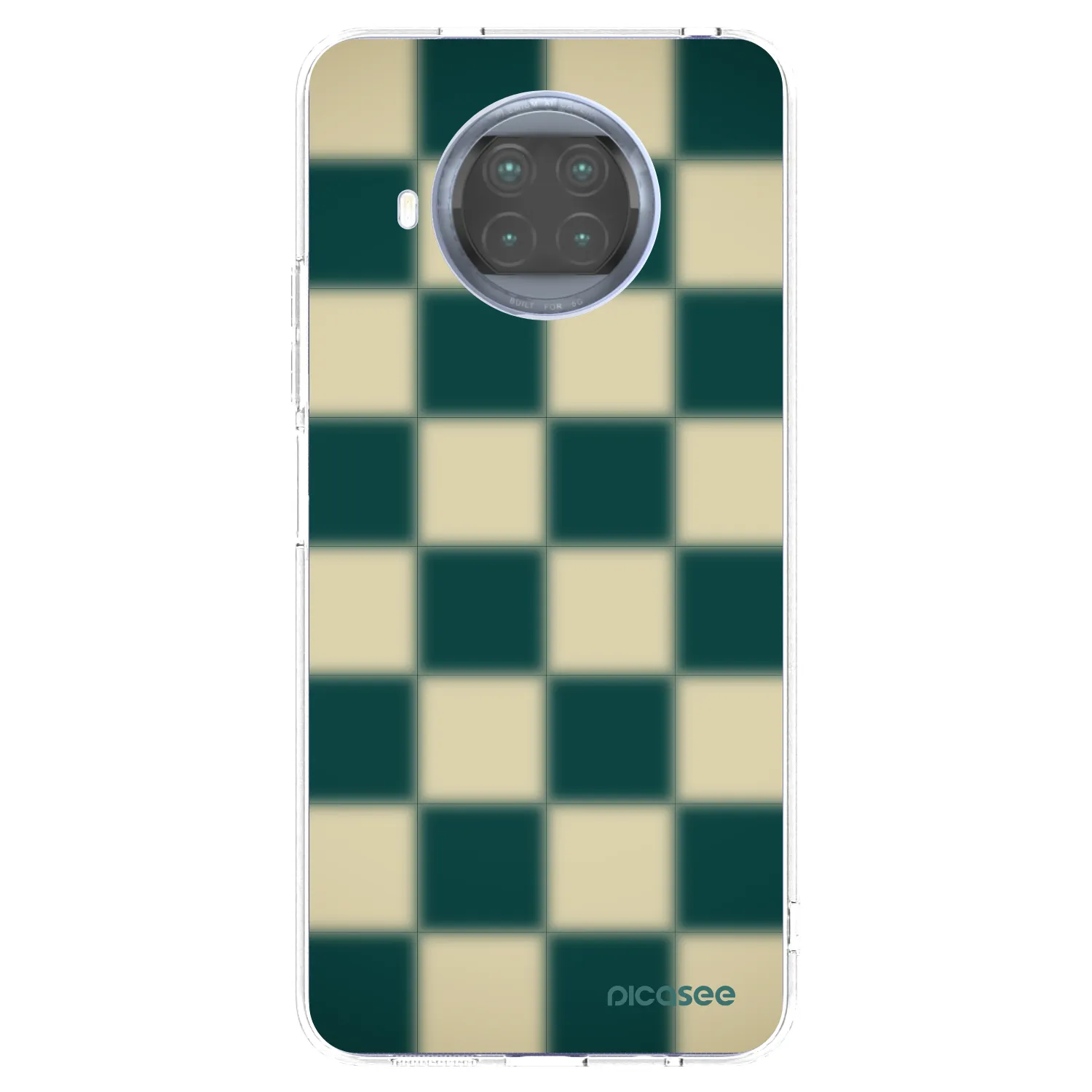 Picasee silikónový prehľadný obal pre Xiaomi Mi 10T Lite - Shadow Chess