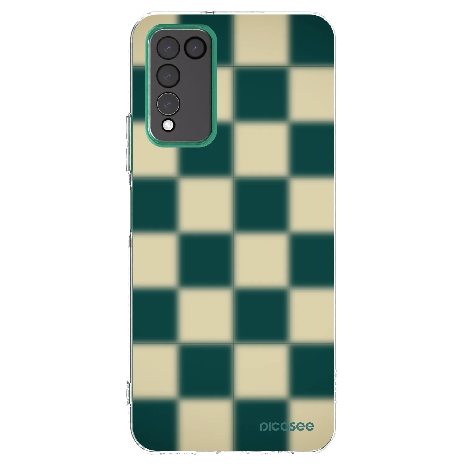 Picasee silikónový prehľadný obal pre Honor 10X Lite - Shadow Chess
