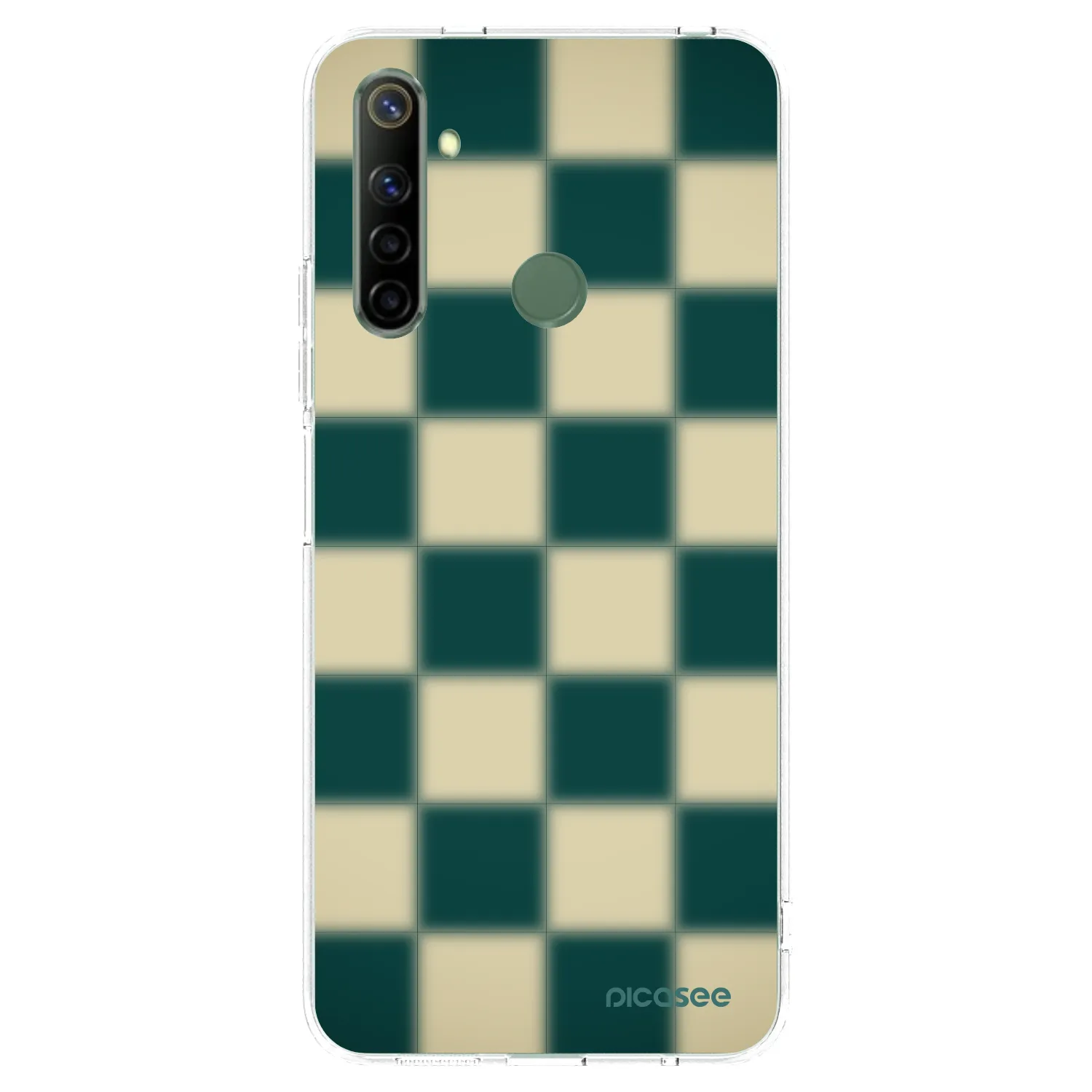 Picasee silikónový prehľadný obal pre Realme 6i - Shadow Chess
