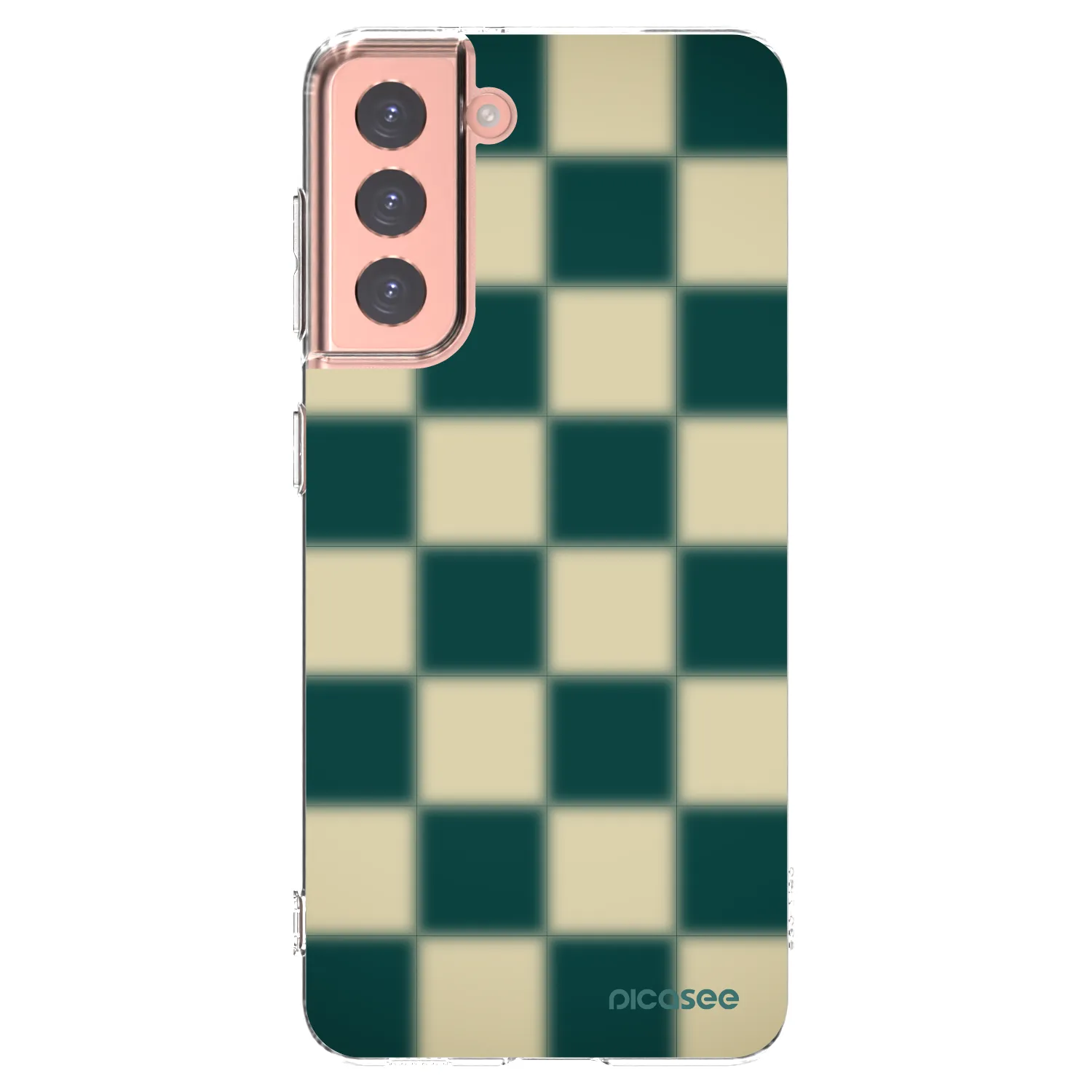 Silikónový prehľadný obal pre Samsung Galaxy S21 5G G991B - Shadow Chess