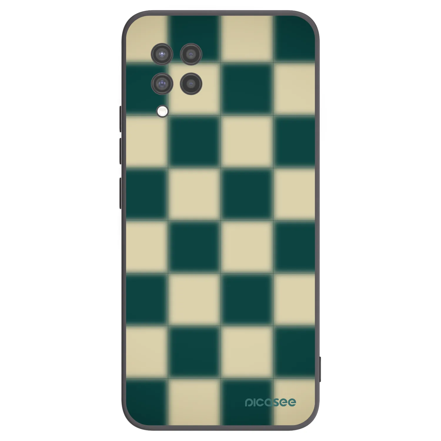 Picasee silikónový čierny obal pre Samsung Galaxy A42 A426B - Shadow Chess